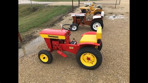 (30) Vintage Garden Tractors Sell Monday on Southeast Minnesota Online Auction - YouTube