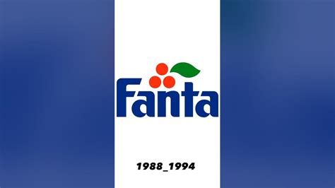 Fanta Logo Evolution - YouTube