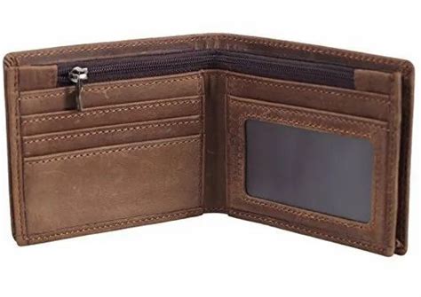 Brown Male RFID Leather Wallets at best price in Vellore | ID: 20637379655