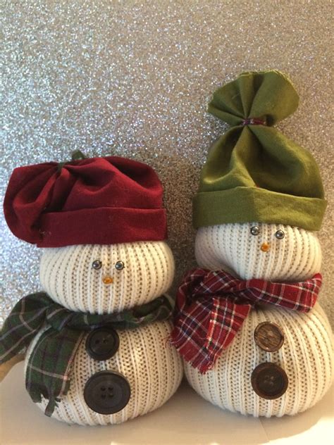 Christmas crafts, decorations. Sock snowmen | Sock snowman, Christmas crafts, Crafts