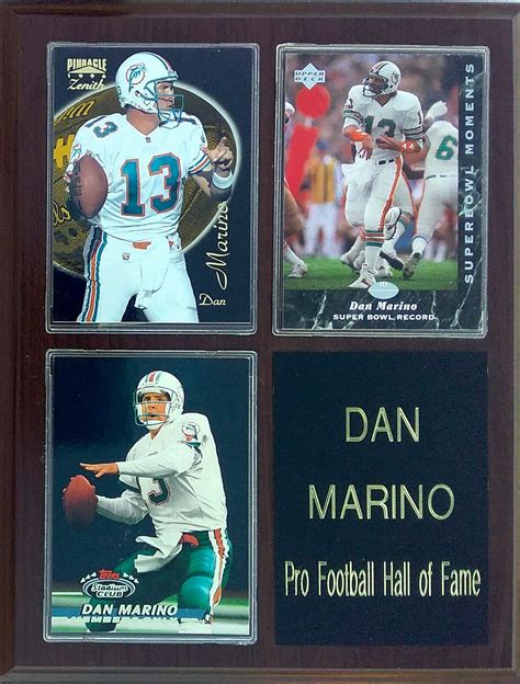 Dan Marino Miami Dolphins 3-card 7x9 Plaque | Etsy