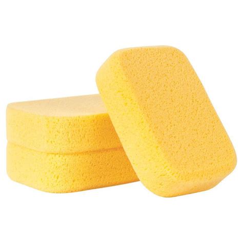 QEP 7-1/2 in. x 5-1/2 in. Extra Large Grouting, Cleaning and Washing Sponge (3-Pack) 70005Q ...