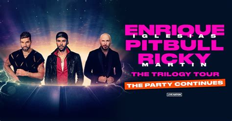 Enrique Iglesias, Pitbull, Ricky Martin Announce 2024 'Trilogy' Tour Dates