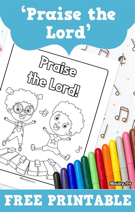 'Praise the Lord' Coloring Sheet Printable • MinistryArk