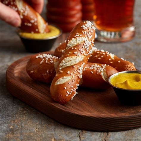 J & J Snack Foods Bavarian Bakery 1.2 oz. Mini Bavarian Soft Pretzel ...