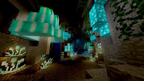 Luminescent Mushroom Cave Biome! : r/Minecraft