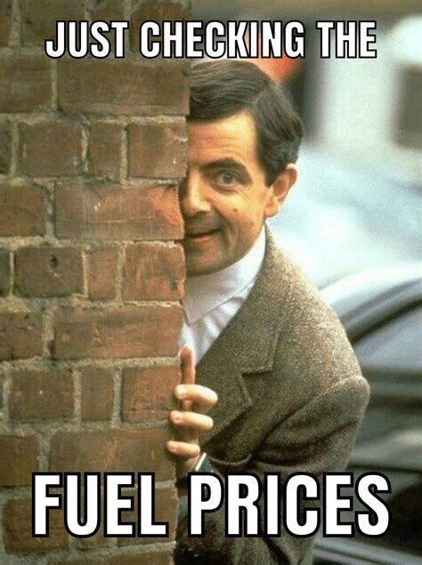 Mr Bean Fuel Price Meme