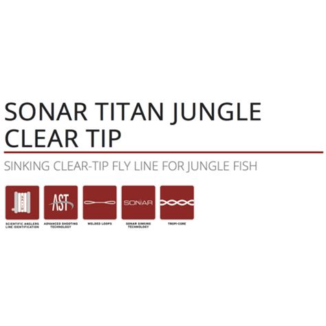 Sonar Titan Jungle Clear Tip - Scientific Anglers Fly Lines