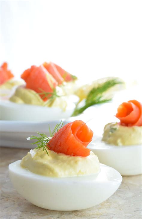 Smoked Salmon Deviled Eggs Recipe - WonkyWonderful