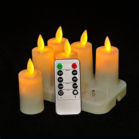 Rechargeable Tea Lights With Remote Control