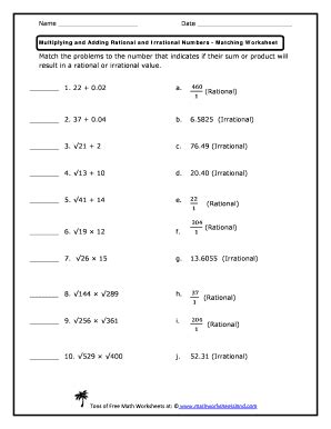 Rational Vs Irrational Numbers: Complete with ease | airSlate SignNow