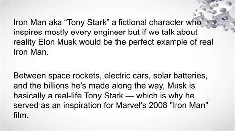 Elon Musk "My Inspiration" | PPT