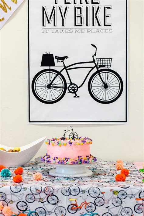 Kara's Party Ideas Adorable Bike Themed Birthday Party | Kara's Party Ideas