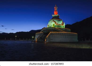 Shanti Stupa Night Time Leh Ladakh Stock Photo 113448952 | Shutterstock