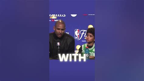 Al Horford Father-Son NBA Finals Moment - YouTube