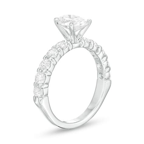 2 CT. T.W. Oval Diamond Engagement Ring in 14K White Gold | From This Moment | Collections | Zales