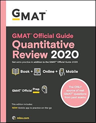 GMAT Official Guide 2020 Quantitative Review: Book + Online Question ...