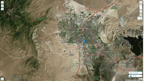 Paradise, Nevada Map