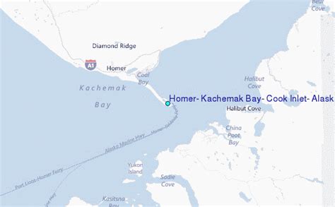 Kachemak Bay Alaska Kilcher Homestead Map