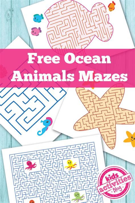 Ocean Themed Kids Activities - The Crafting Chicks