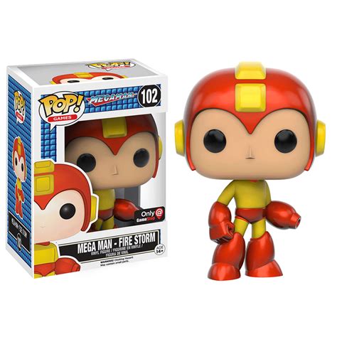 POP FUNKO MEGAMAN FIRE STORM 102 | Mega man, Funko pop toys, Pop vinyl figures