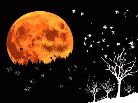 Halloween Moon Wallpapers - Top Free Halloween Moon Backgrounds - WallpaperAccess