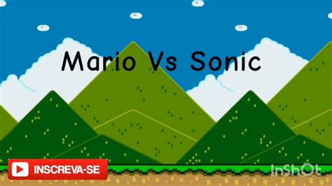 Mario Vs sonic/animation Test - YouTube