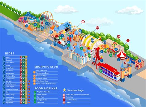 Luna Park Sydney Map and Brochure (2022 - 2024) | ThemeParkBrochures.net