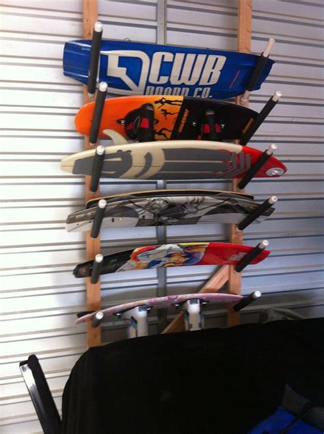 DIY Garage Board Racks - Boats, Accessories & Tow Vehicles Wakeboard Rack, Wakeboard Boats ...