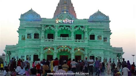 krishna leela Temple of love - Prem Mandir Vrindavan - YouTube