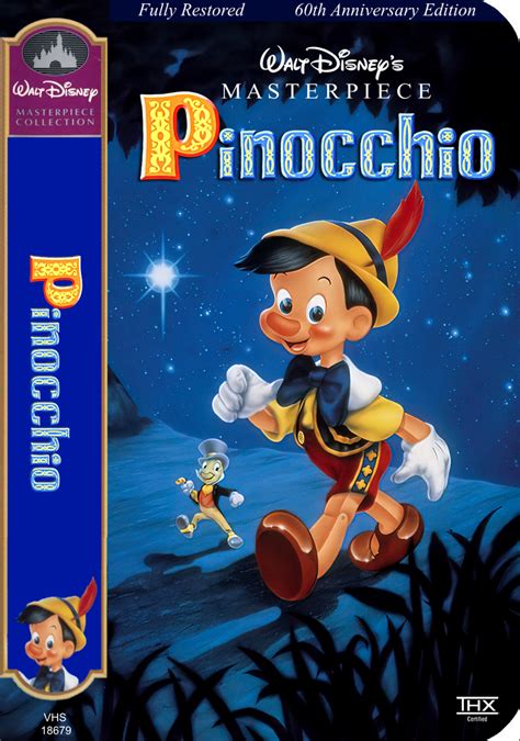 Pinocchio 60th Anniversary VHS by TheCinemaBuff93 on DeviantArt