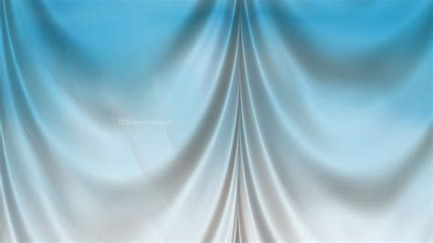 Abstract Light Blue Satin Curtain Background Texture