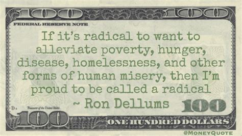 Ron Dellums: Alleviate Hunger & Poverty - Money Quotes DailyMoney ...