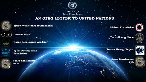 An Open Letter to United Nations, on 50th Anniversary of the Outer ...