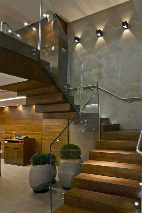 45 Luxury Glass Stairs Ideas - BESTHOMISH