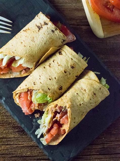 BLT Wraps with Secret Sauce - Fox Valley Foodie