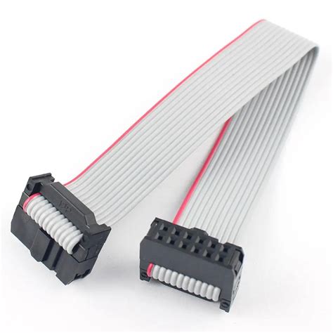 2Pcs 2.54mm Pitch 2x5 Pin 10 Pin 10 Wire Extension IDC Flat Ribbon Cable L= 15CM-in Connectors ...