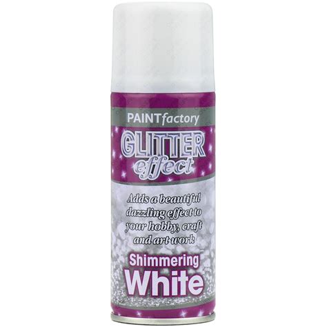 White Glitter Spray Paint 250ml – Sprayster