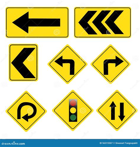 Yellow Traffic Signs