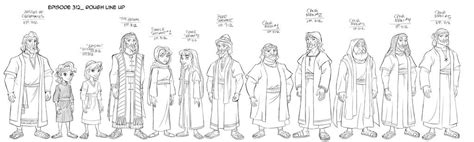 Superbook Incidental Characters by tombancroft on DeviantArt