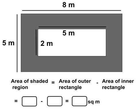 Calculate the area of the shaded region.