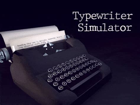 Typewriter Simulator by papercookies, ViktorRKraus