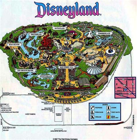 Disneyland Maps