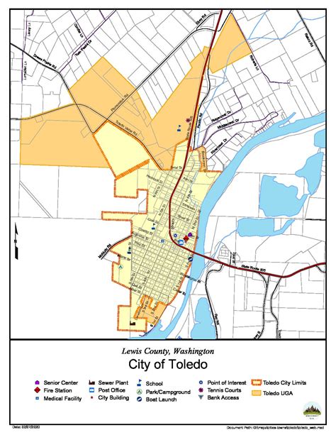 City of Toledo: City Limits Map & Zoning Map - City of Toledo, Washington