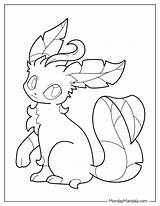 20 Leafeon Coloring Pages Free PDF Printables sketch template