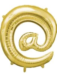 Giant Gold Letter Balloons - Party City