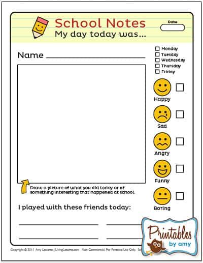 Free Back to School Printables – Lesson Plans