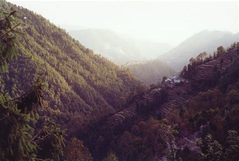 View from the trekking route, Khajjiar.