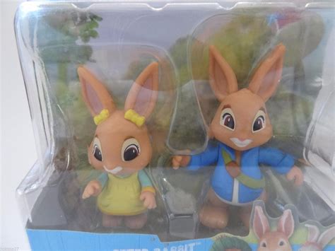 NEW PETER RABBIT FIGURES PETER & COTTONTAIL RABBIT Posable Figurines NICK JR | #1756302772