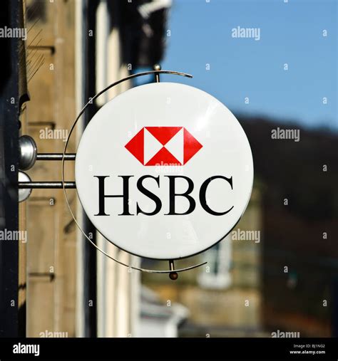 HSBC bank sign logo Stock Photo - Alamy